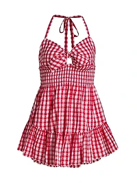 Trishelle Gingham Minidress