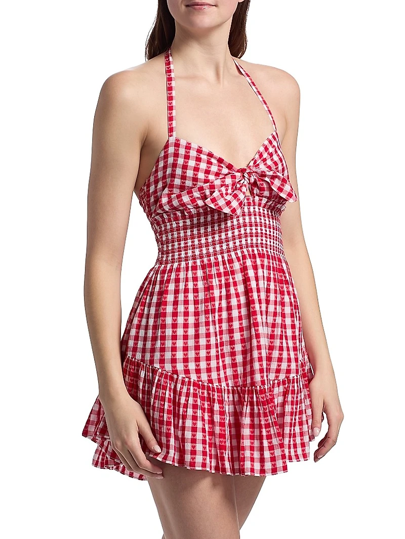 Trishelle Gingham Minidress