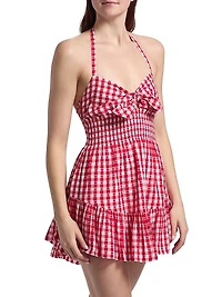 Trishelle Gingham Minidress