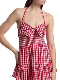 Trishelle Gingham Minidress