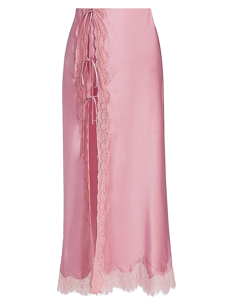 Calder Satin Maxi Skirt