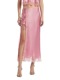 Calder Satin Maxi Skirt
