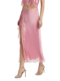 Calder Satin Maxi Skirt