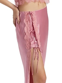 Calder Satin Maxi Skirt