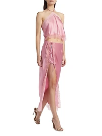 Calder Satin Maxi Skirt