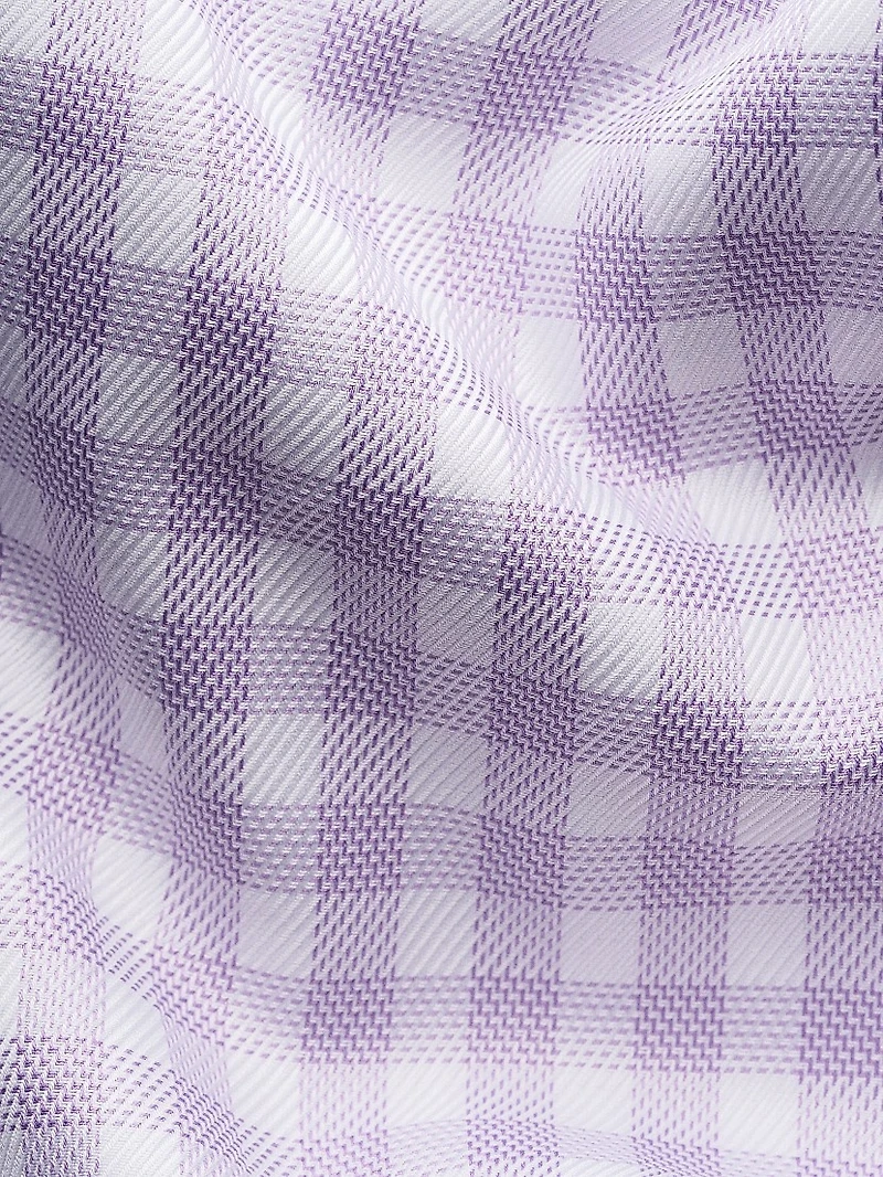 Slim-Fit Check Button-Front Shirt