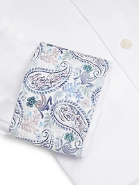 Contemporary Fit Paisley Twill Shirt