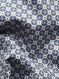 Contemporary-Fit Medallion Button-Front Shirt