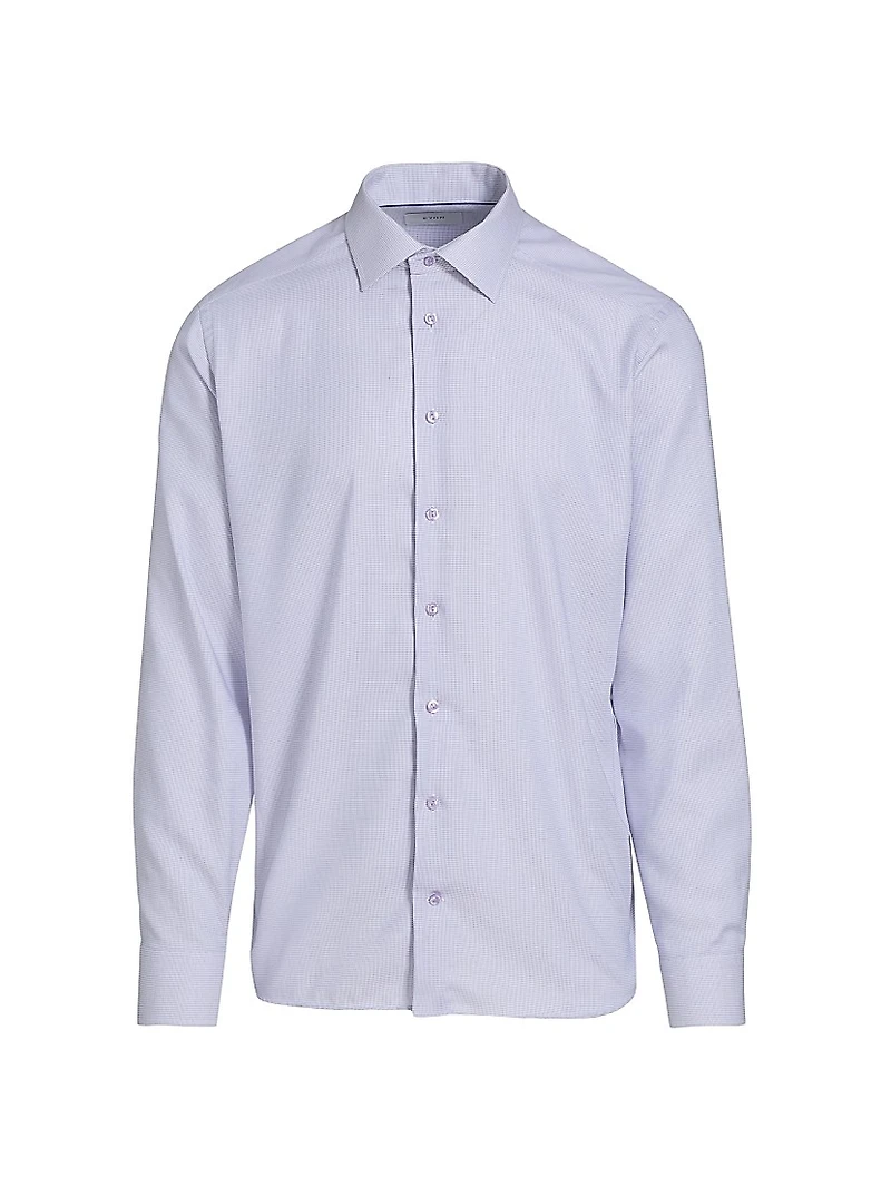 Contemporary-Fit Striped Elevated Cotton Shirt