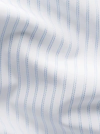 Contemporary-Fit Striped Button-Front Shirt