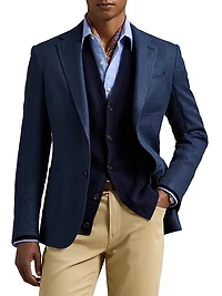 Polo Tailored Herringbone Sport Coat
