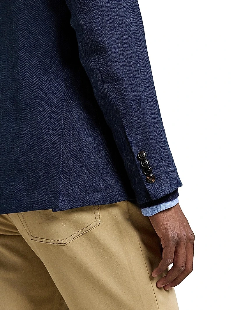 Polo Tailored Herringbone Sport Coat