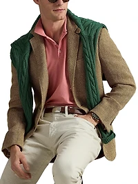 Custom-Slim-Fit Stretch Mesh Polo Shirt