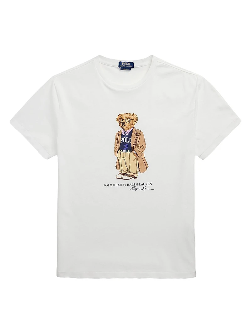Polo Bear Cotton Jersey T-Shirt