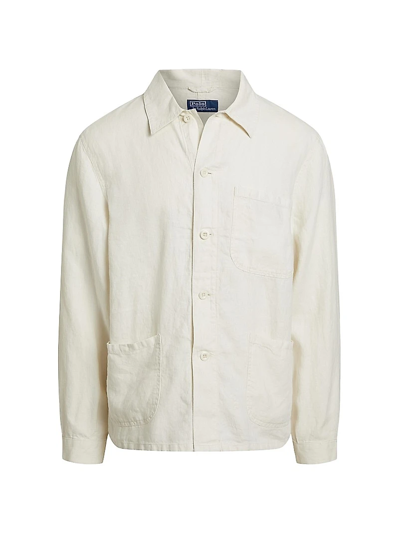Linen Utility Jacket