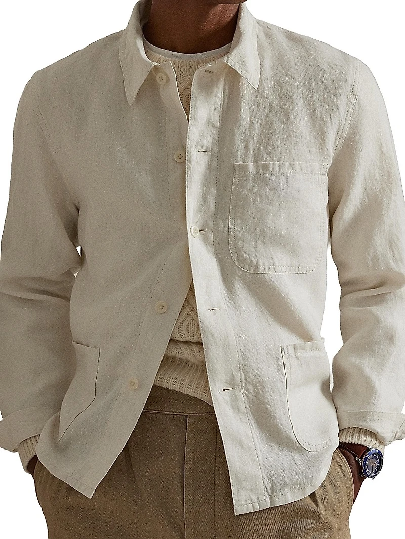Linen Utility Jacket