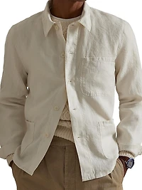 Linen Utility Jacket