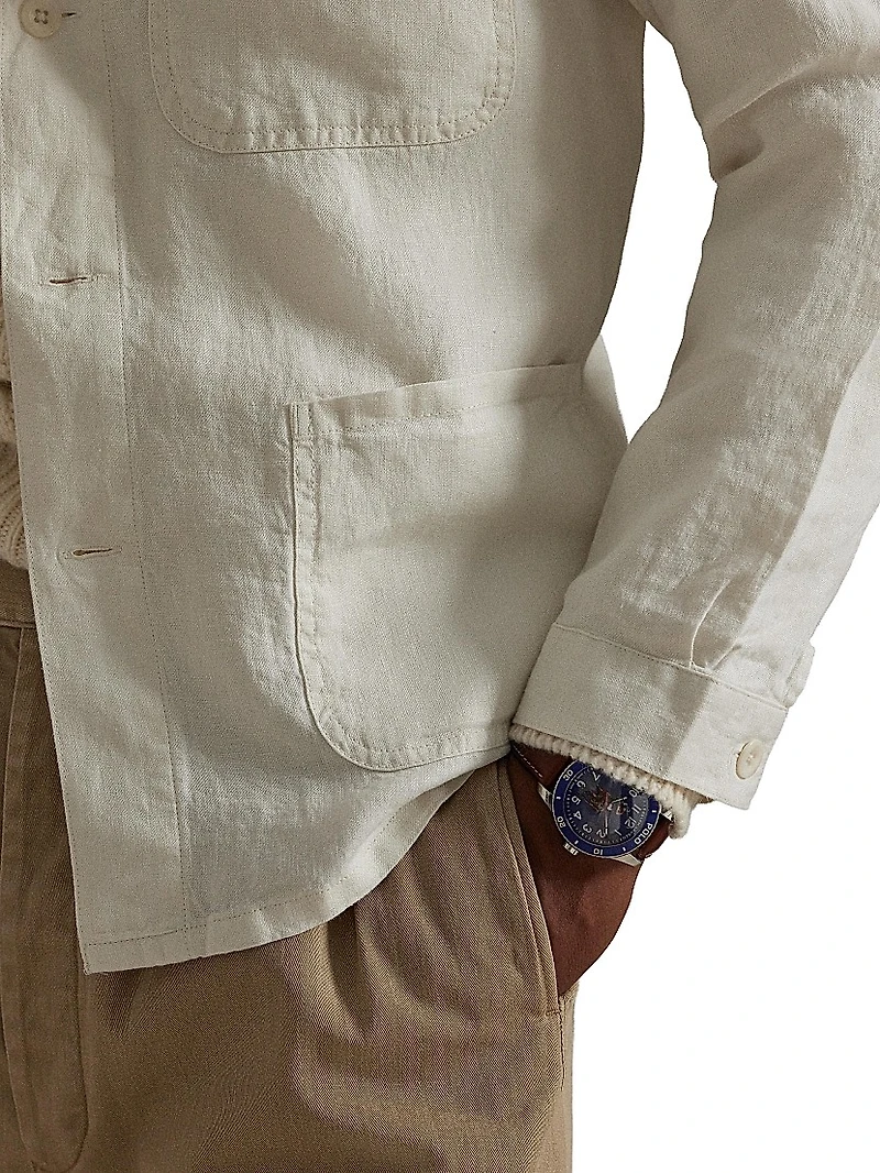 Linen Utility Jacket