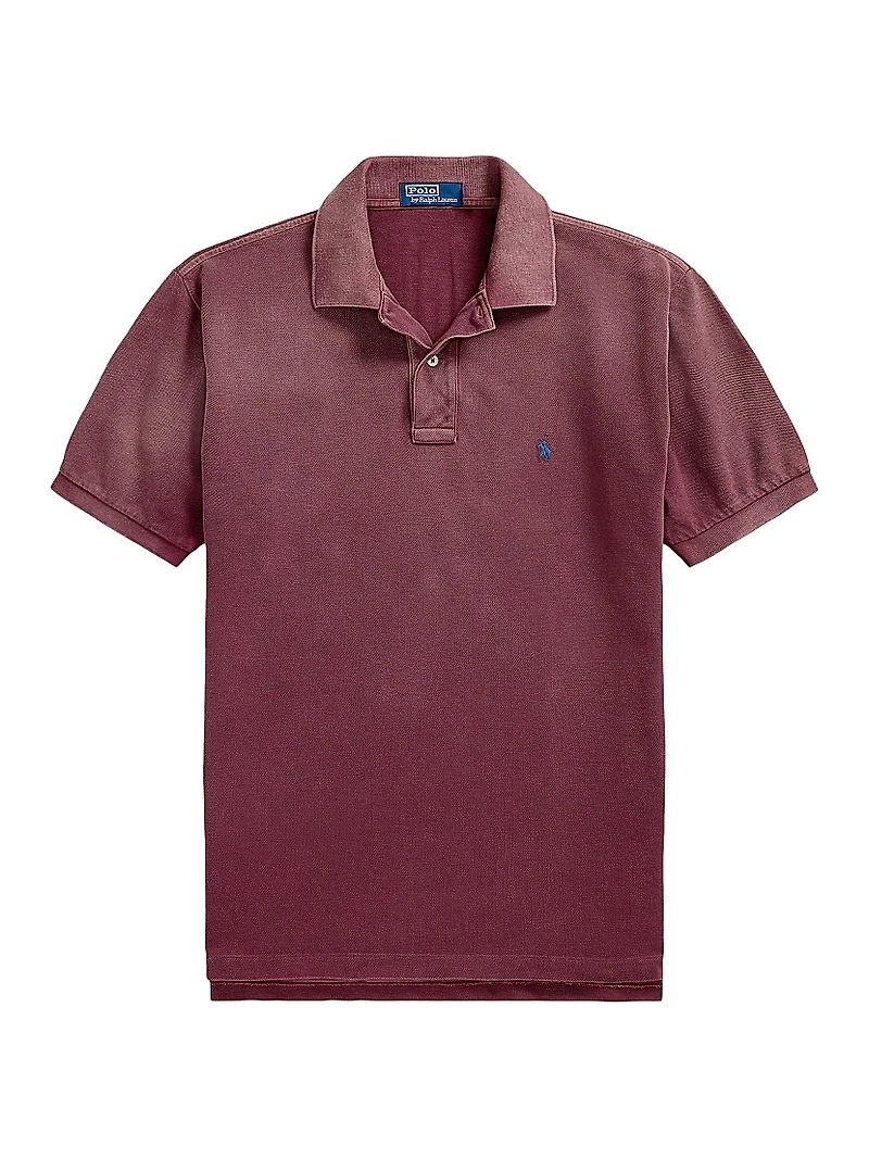 Original-Fit Mesh Polo Shirt