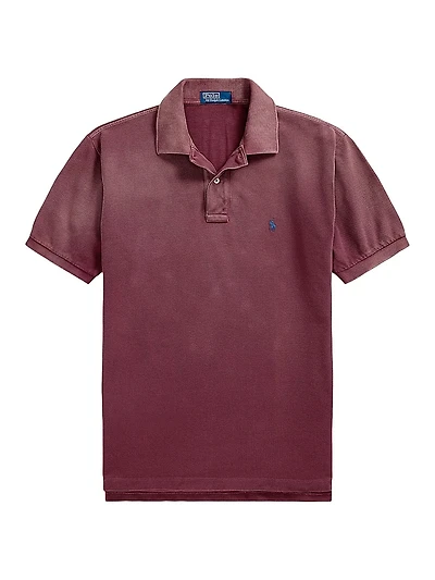 Original-Fit Mesh Polo Shirt