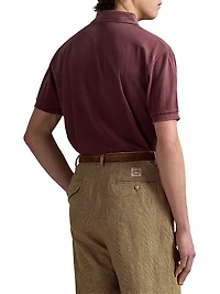 Original-Fit Mesh Polo Shirt