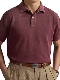 Original-Fit Mesh Polo Shirt