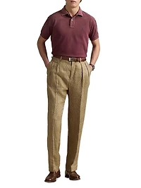 Original-Fit Mesh Polo Shirt