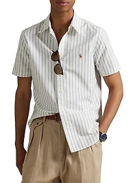 Classic-Fit Striped Oxford Shirt