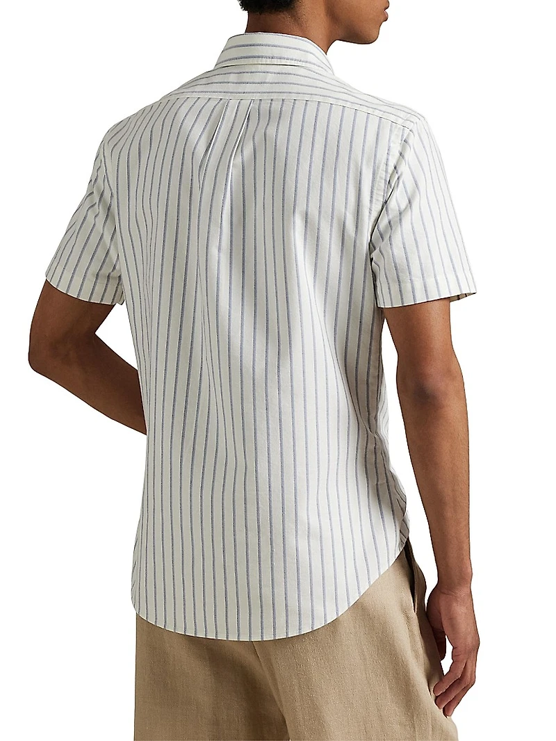 Classic-Fit Striped Oxford Shirt
