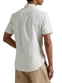 Classic-Fit Striped Oxford Shirt