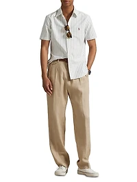 Classic-Fit Striped Oxford Shirt