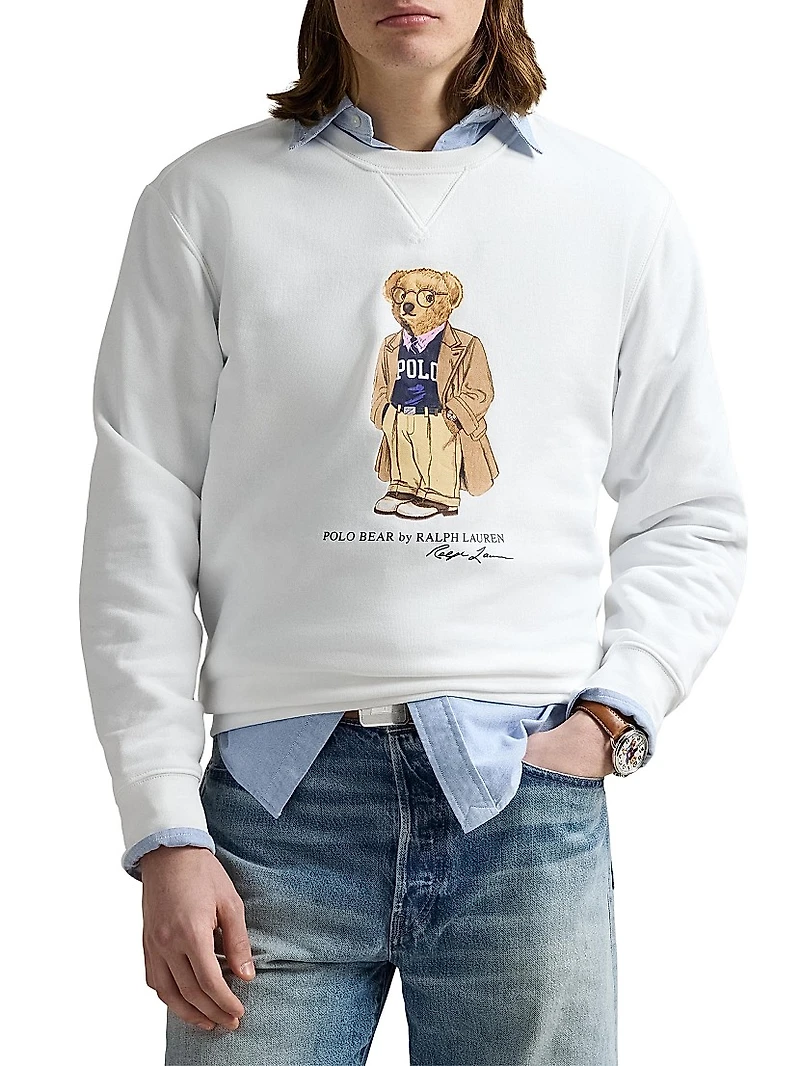 Polo Bear Fleece Sweatshirt