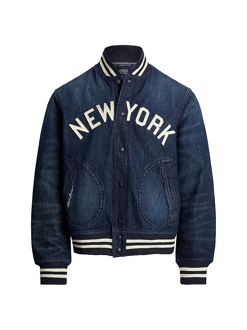 Yankees Denim Bomber Jacket