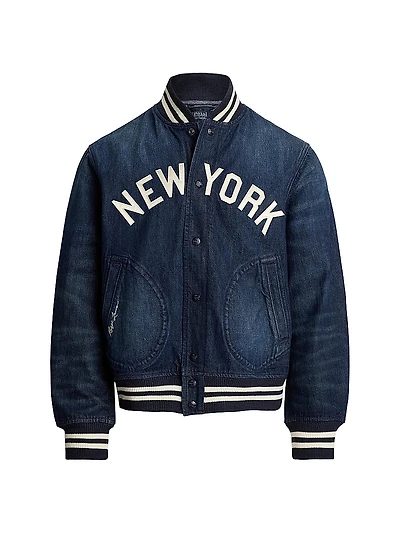 Yankees Denim Bomber Jacket