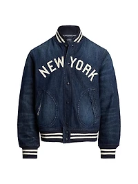 Yankees Denim Bomber Jacket