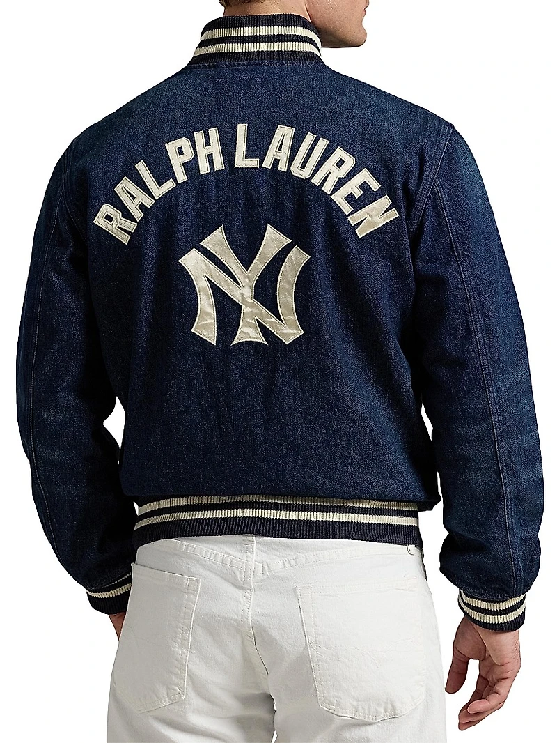Yankees Denim Bomber Jacket