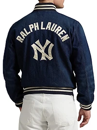 Yankees Denim Bomber Jacket