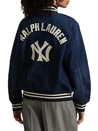 Yankees Denim Bomber Jacket