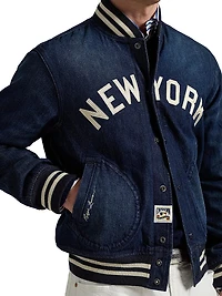 Yankees Denim Bomber Jacket