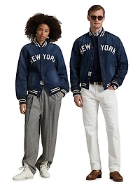 Yankees Denim Bomber Jacket