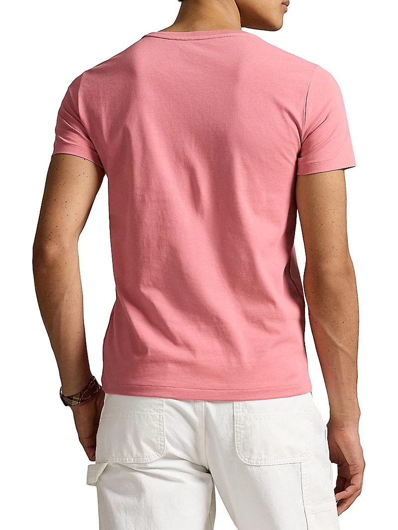 Custom Slim-Fit Jersey Crewneck T-Shirt