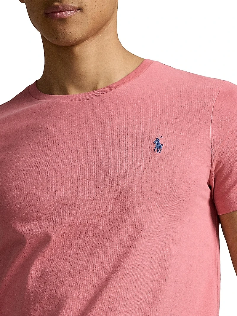 Custom Slim-Fit Jersey Crewneck T-Shirt