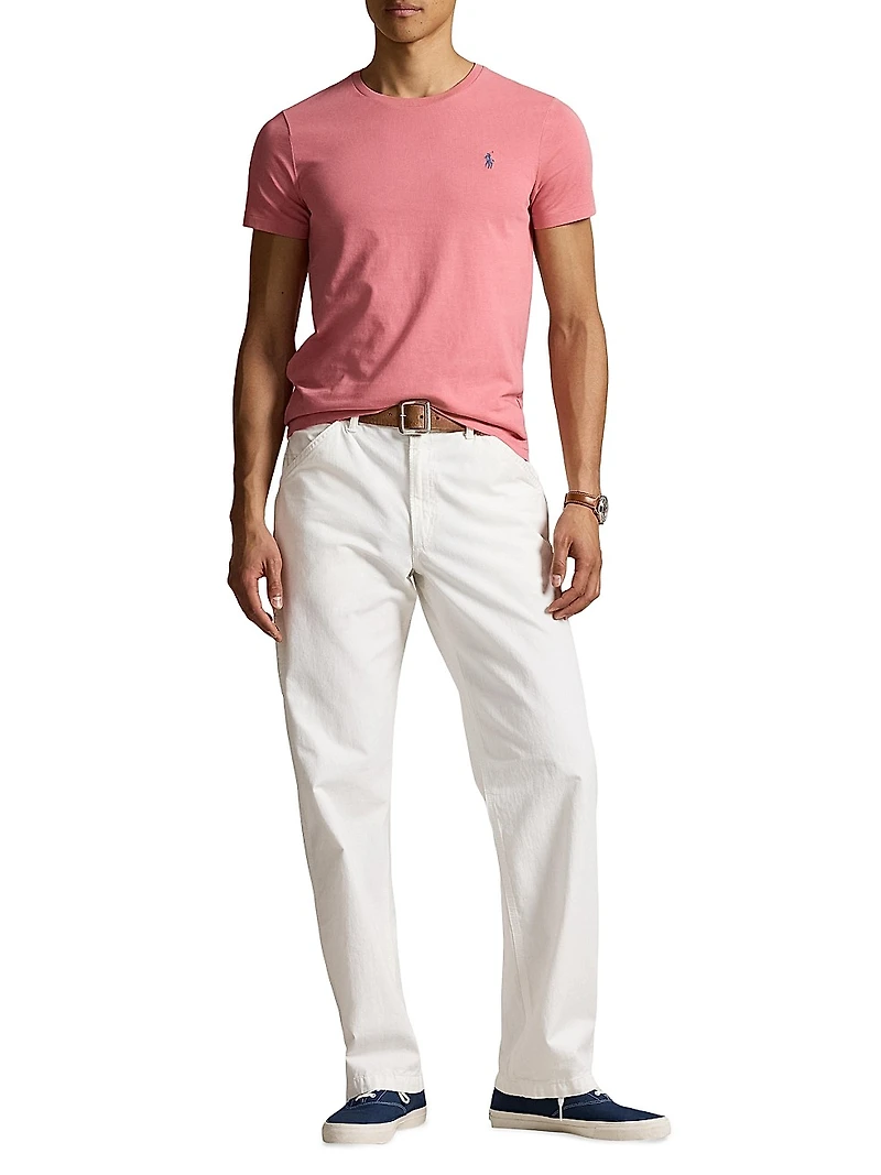 Custom Slim-Fit Jersey Crewneck T-Shirt