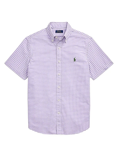 Classic Fit Gingham Oxford Shirt