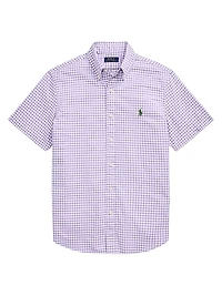 Classic Fit Gingham Oxford Shirt