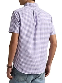 Classic Fit Gingham Oxford Shirt