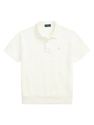 Loopback Fleece Polo Sweatshirt