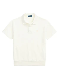 Loopback Fleece Polo Sweatshirt