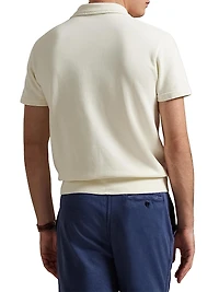 Loopback Fleece Polo Sweatshirt