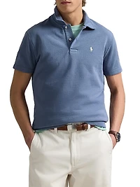Loopback Fleece Polo-Collar Sweatshirt